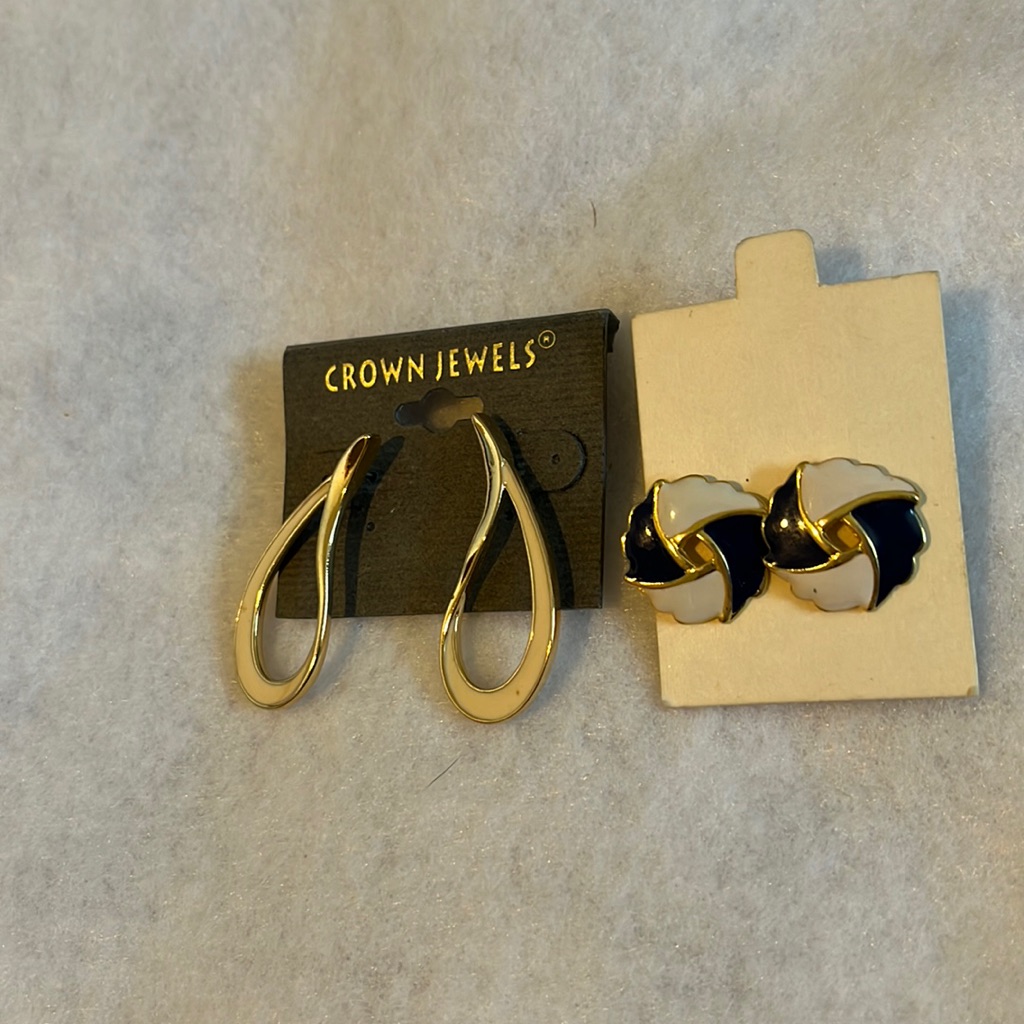 Set Of 2 Pairs Of Earrings